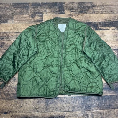 Abrigo acolchado verde XL para hombre chaqueta militar para clima frío EE. UU. Foto 1 de 4