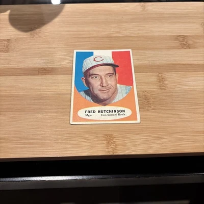 1961 Topps # 135 Fred Hutchinson Vg - Image 1 of 4
