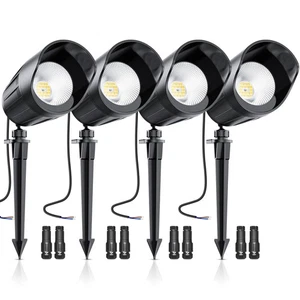 Low Voltage Landscape Lighting, 8W 800LM LED Landscape Lights with Connectors... - Foto 1 di 9