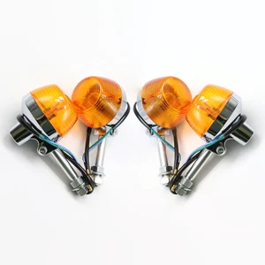 4x Rear Turn Signal Lights For Honda CB100K CL100K CB125S MT125 CM200T Twinstart - Picture 1 of 15