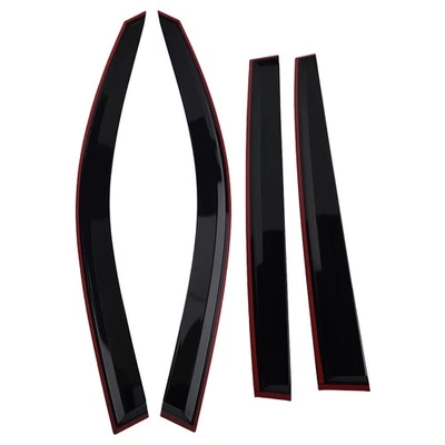 Window Rain Guards for VW Tiguan MK1 2008-2016 Front Rear 4pc Wind Deflectors - Image 1 of 4