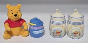 Lot 2 Sets Disney & Lenox Collections The Pooh Pantry Salt & Pepper Shakers Set - Picture 1 of 17