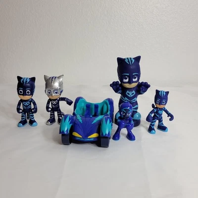 PJ Masks Catboy Assorted Figures and Car Lot of 6 - Bild 1 von 4