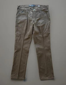 Ariat Rebar M4 Hose Herren 38x34 Braun Relaxed Straight Zimmermann Arbeit Canvas - Bild 1 von 12