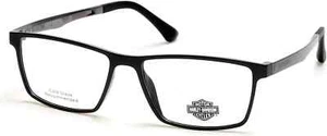 Harley Davidson HD0794 Schwarz 001 Kunststoff Optik Brille Brillengestell 55-15-145 RX - Bild 1 von 2