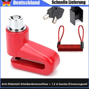 SC-R Elektroroller E-Scooter Diebstahlsicherung Scheibenbremsen Schloss f M365 - Bild 1 von 18