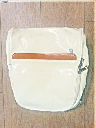 OFF WHITE Zaino donna bianco 14 pollici finta pelle nuovo inutilizzato