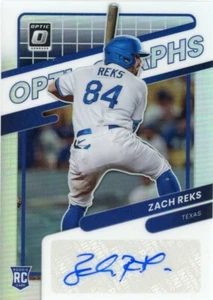 2022 Donruss Optic Rookie Opti-Graphs Holo Zach Reks Texas Rangers #OG-ZR RC MLB - Picture 1 of 3