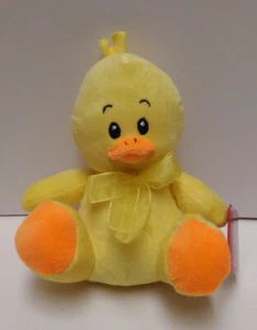 Ostern Küken Ente Stofftier Plüsch sitzend Bauernhof Tier gelb orange 7 Zoll Kinderspielzeug - Bild 1 von 4