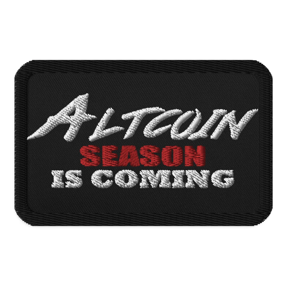 Aplique de parche bordado Altcoin Season Is Coming Crypto Bull Run Foto 1 de 1