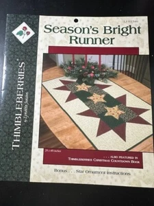 SEASON'S BRIGHT RUNNER PATTERN - by Lynette Jensen (Thimbleberries) - Picture 1 of 1