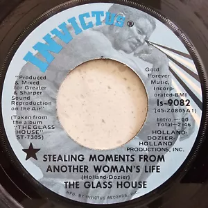 Glass House ** Stealing Moments From Another Woman's Life - 1970 US Soul 7" - Picture 1 of 4