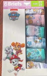 New Toddler Girls’ Paw Patrol 6 Pack Underwear Size: 2T/3T - Picture 1 of 1