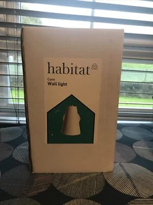 Habitat Vesper Cone Wall Light - White BNIB - Picture 1 of 4