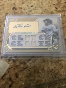 2017 TOPPS TRIPLE THREADS EDWIN ENCARNACION AUTO GAME USED 3/9 AUTOGRAPH - Picture 1 of 2