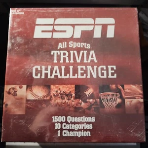 ESPN All Sports Trivia Challenge 1500 Questions 10 Categories Age 13+ Game - Picture 1 of 2