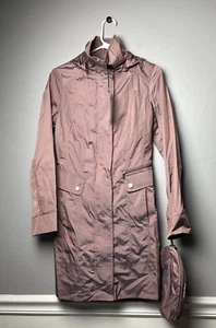 Cole Haan Women's Signature Packable Hooded Rain Jacket Size XS - Picture 1 of 7