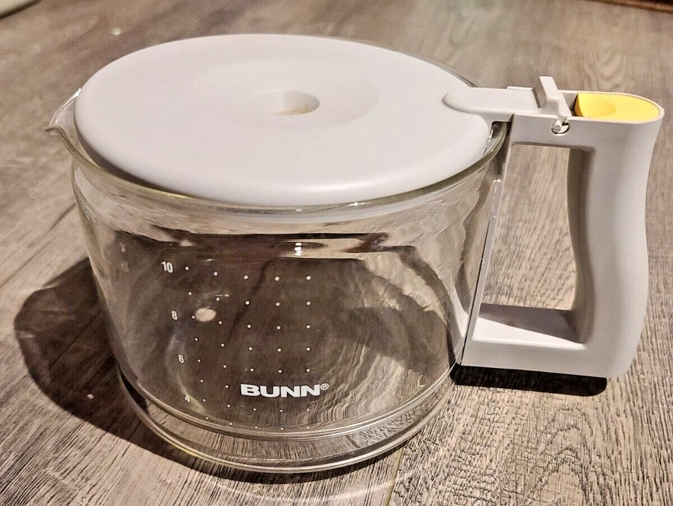 Repuesto de café Bunn 10 tazas jarra de café jarra olla y tapa mango gris tapa Foto 1 de 1