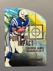 Edgerrin James 2000 Skybox Impact Point of Impact #2PI Indianapolis Colts - Imagen 1 de 2