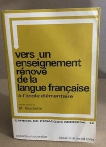 237824|Vers un enseignement rénové de la langue française à l'école - Picture 1 of 1