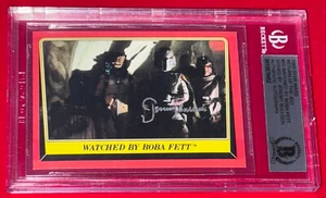 Jeremy Bulloch "BOBA FETT" Signed STAR WARS 1983 Rookie Card Auto RC Beckett BAS - Picture 1 of 5