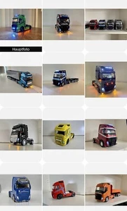 Siku Control LKW Volvo / Scania / MAN / Lackierung Umbau Lichtumbau - Picture 1 of 13