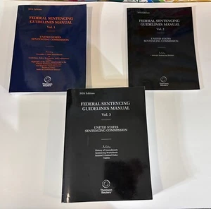 Federal Sentencing Guidelines Manual 2024 Edition Complete Set Volumes 1-3 - Picture 1 of 7