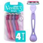 Rasoirs jetables femme Gillette Venus Simply3, 4 pièces (Pack de 1)