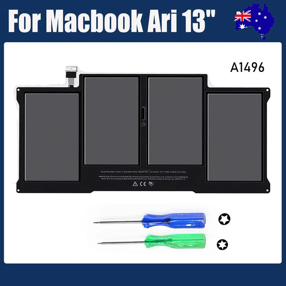 Battery For Macbook Air 13" A1369 2011 A1466 2012, 2013-2017 A1405 A1496 - image 1 of 4