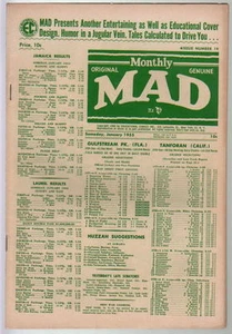 Tales Calculated To Drive You MAD #19 EC Comics 1955 Kurtzman - Picture 1 of 2