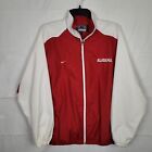 Vintage NIKE Team Sports Nylon Track Jacket XL Full Zip Crimson White