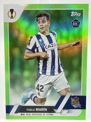 Pablo Marin 2023 Topps UEFA Champions League Neon Green RC #’d /199 🔥🔥 - Image 1 of 3