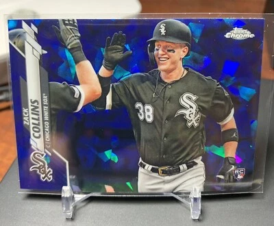 2020 Topps Chrome Sapphire Zack Collins RC # 208 - Image 1 of 2