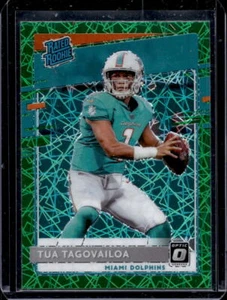 2020 Donruss Optic #152 Tua Tagovailoa Green Excellent/RAW - Picture 1 of 2