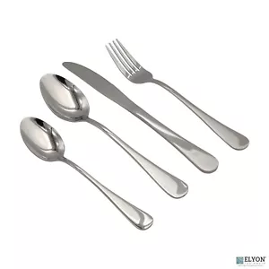 Elyon Tableware 32-Piece Flatware Reflective Silver Set, Service For 8 - Picture 1 of 1