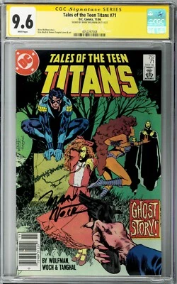 Tales of the Teen Titans #71 CGC SS 9.6 (Nov 1986, DC) Signed by Marv Wolfman - Image 1 of 2