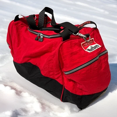 Vtg Marlboro Unlimited Duffle Bag Carry Luggage Gym Travel w/2 Boot Compartments - Image 1 of 4