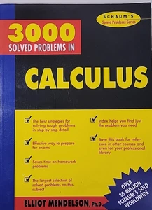 Schaum's Solved Problems Series / 3,000 Solved Problems in Calculus BOOK -1 - Bild 1 von 1