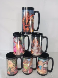 AÑO COMPLETO Herramientas a Presión Termo Servir Tazas Tazas 1990 Pin Up Hot Girls Toolmate De Colección - Imagen 1 de 22