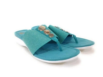 AK Anne Klein Sport женщин Katya платье сандалии зеленый размер 6 - Изображение 1 из 4