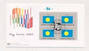 D349281 United Nations New York Bureau FDC Flag Series Palau - Picture 1 of 1
