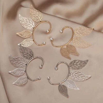 Elf Ear Leaf Clip Cuff Earring Women's Fashion Jewelry 62 - Image 1 of 4