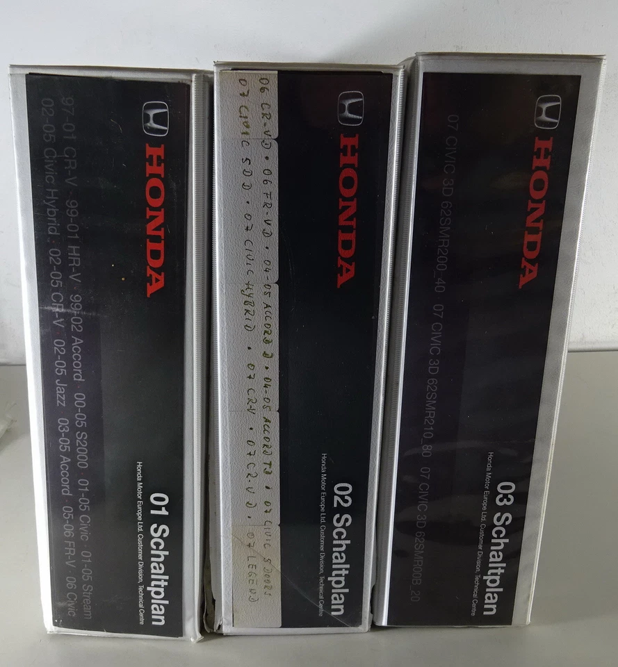 Eléctrico Diagramas de Cableado Honda Civic, Accord, Jazz, Stream, S2000, Legend - Imagen 1 de 4