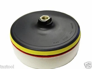 7" Foam Polisher Buffer Pad W/ Hook & Loop Backing &1.5" Thick Foam - Picture 1 of 1