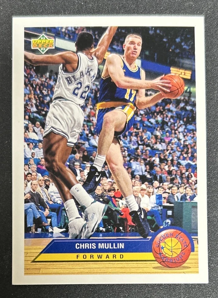 1992-93 Upper Deck McDonald’s Chris Mullin Basketball Card #P14 Warriors Forward - Image 1 of 2