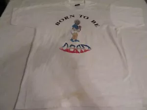 VINTAGE Grateful Dead T-Shirt L weiß Born To Be Dead BaBY SCREEN STARS - Bild 1 von 8