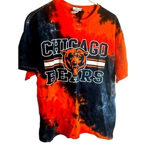 Vintage Chicago Bears T-Shirt Adult Size XK Tie Dye Orange NFL Football 90s - Picture 1 of 5