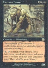 MTG magic cards 1x x1 Light Play, English Cateran Slaver Mercadian Masques