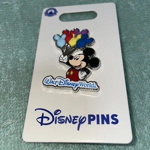 Disney Parks Pin Walt Disney World Mickey Mouse Park Balloons 3D New - Picture 1 of 8