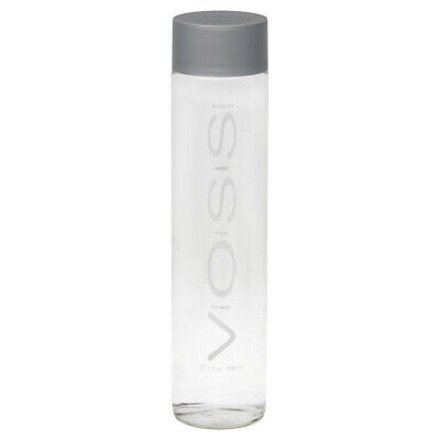 Voss Still Water 800Ml Glass Bottle Natural Refreshing Artesian Beverage Drinks • 6.75$